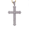 18kt White Gold Diamond Embellished Cross Pendant (Chain not Included)