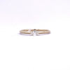 14kt Yellow Gold Diamond Marquise Cut Stackable Ring