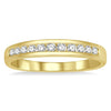 14kt Yellow Gold Channel Set Diamond Band