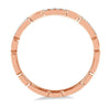 14kt Rose Gold Diamond Fashion Stackable Ring
