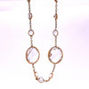 14kt Yellow Gold Topaz Layering Necklace