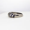 18kt White Gold Sapphire and Diamond