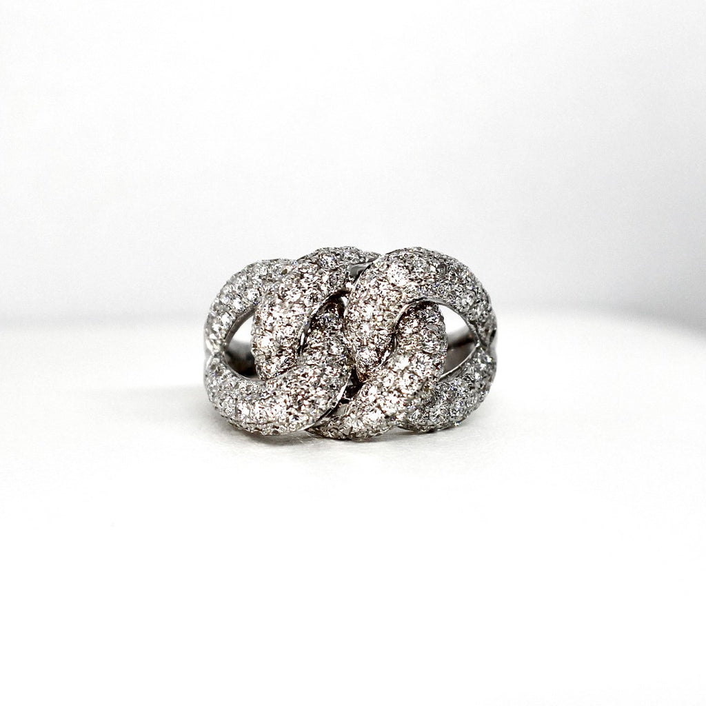 18kt White Gold Diamond Fashion Ring 1.80cts