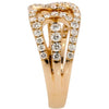 14kt Rose Gold Fashion Diamond Ring